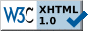 Valid Xhtml1
